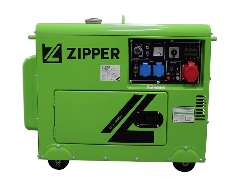 Agregat prądotwórczy Zipper ZI-STE7500DSH Diesel AVR 1x5000W 2 x